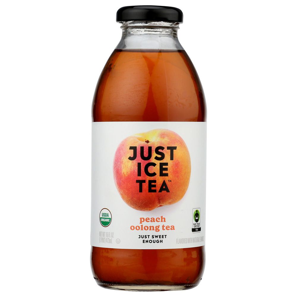 EAT THE CHANGE: Just Ice Tea Peach Oolong Tea, 16 fo - #tag1# - #tag2#