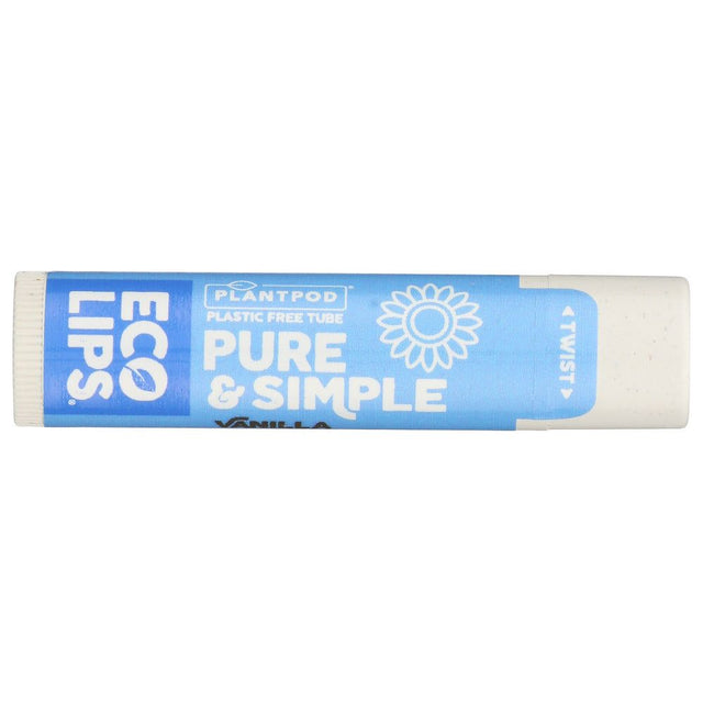 ECO LIPS: Lip Balm Vanla Pure Smple, 0.15 oz - #tag1# - #tag2#