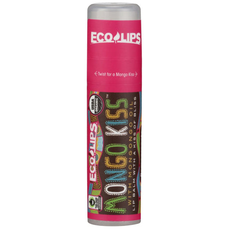 ECO LIPS: Mongo Kiss Pomegranate Organic Lip Balm, 0.25 oz - #tag1# - #tag2#