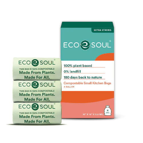 ECO SOUL: 4 Gallon Small Bin Bags, 25 ct - #tag1# - #tag2#