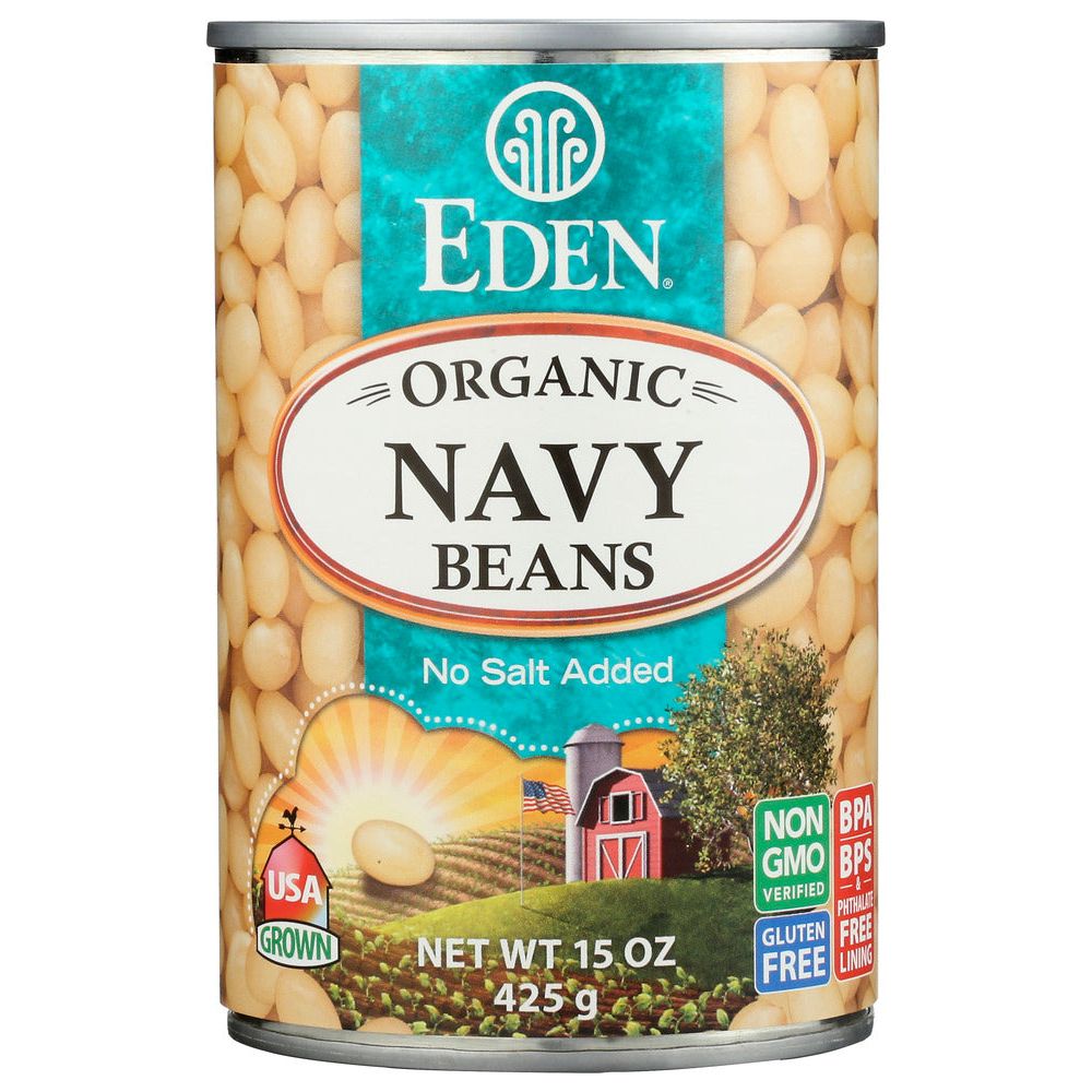 EDEN FOODS: Navy Beans Organic, 15 oz - #tag1# - #tag2#