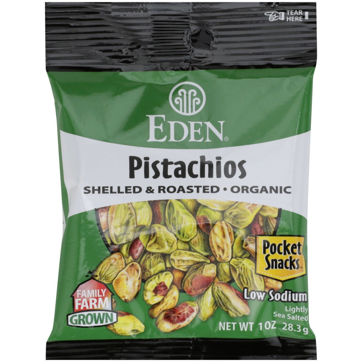 EDEN FOODS: Pistachios Pocket Snacks Organic, 1 oz - #tag1# - #tag2#