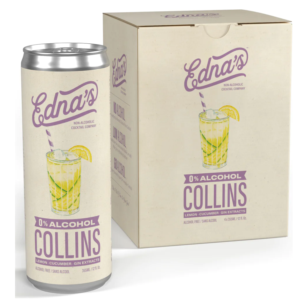 EDNA'S: Mocktail Na Collins 4pk, 48 fo - #tag1# - #tag2#