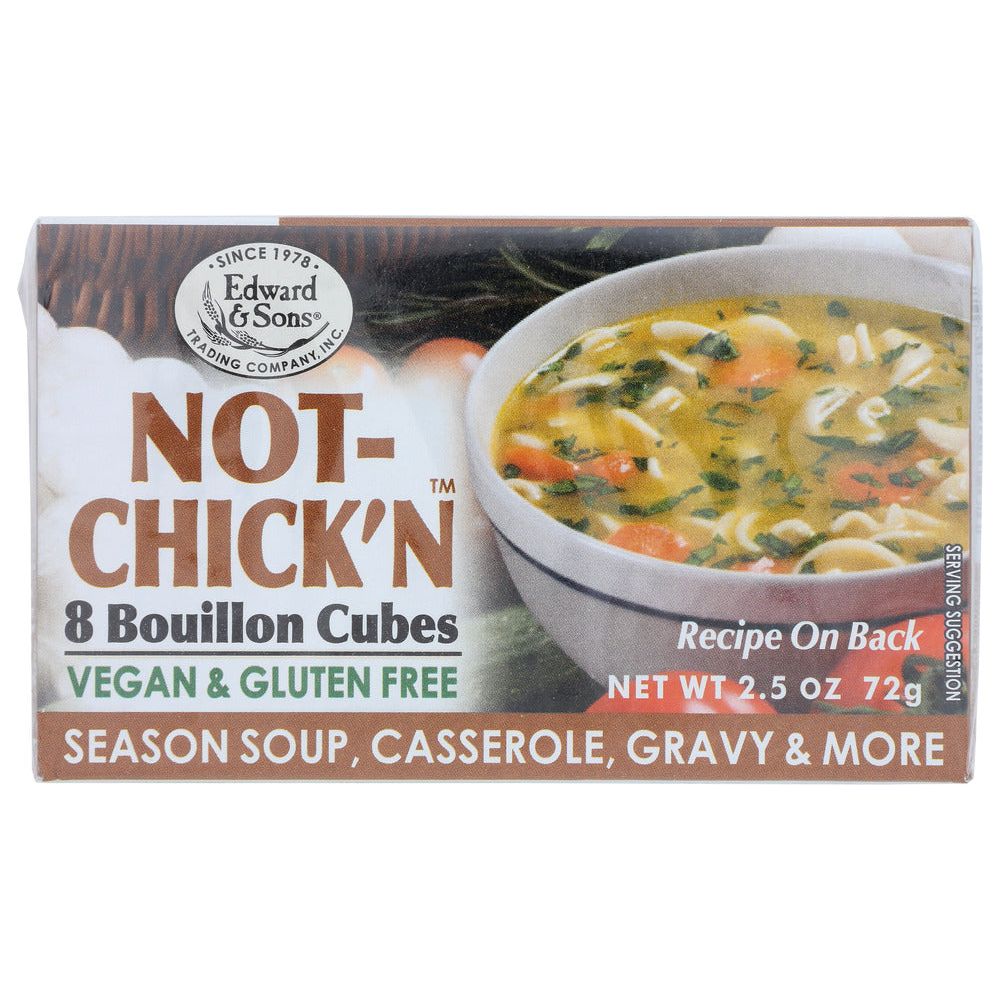 EDWARD & SONS: Not-Chick'n Natural Bouillon Cubes, 2.5 oz - #tag1# - #tag2#