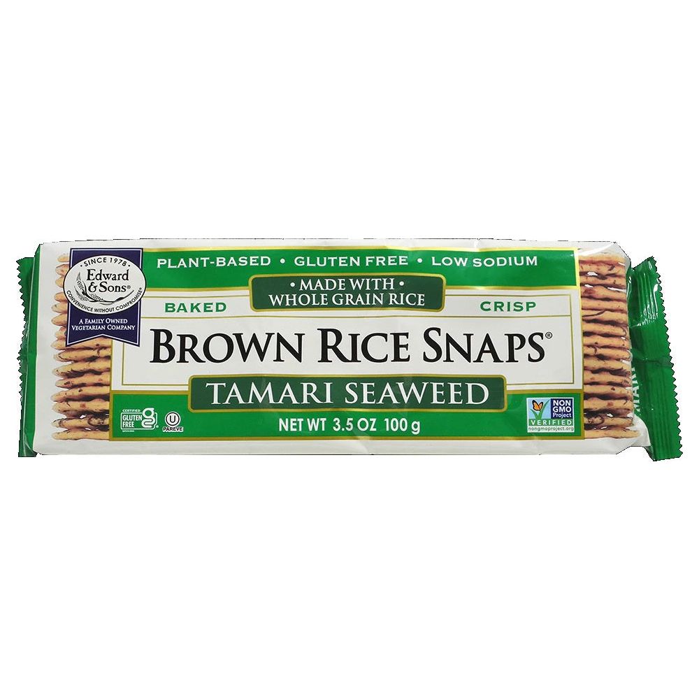 EDWARD & SONS: Ricesnap Tamari Seaweed, 3.5 oz - #tag1# - #tag2#
