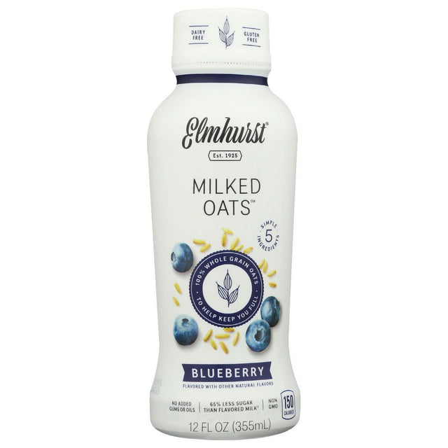 ELMHURST: Milk Oat Blueberry, 12 oz - #tag1# - #tag2#
