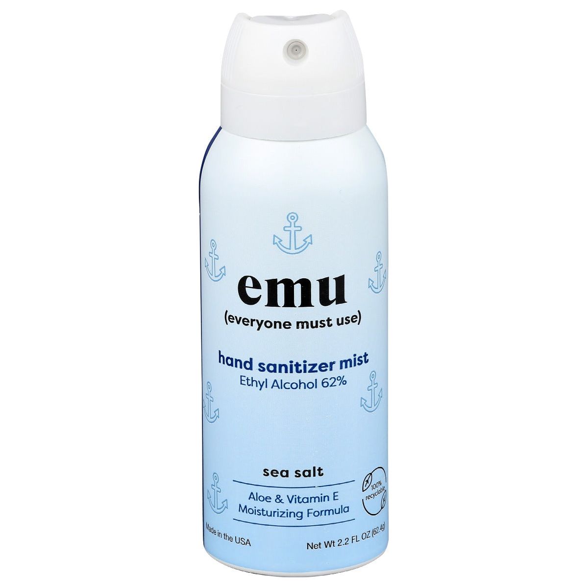 EMU: Sea Salt Hand Sanitizer Mist, 2.2 oz - #tag1# - #tag2#