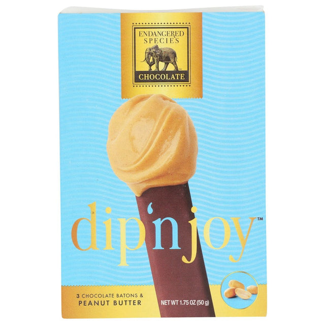 ENDANGERED SPECIES: Dip N Joy Dark Chocolate Batons And Peanut Butter, 1.75 oz - #tag1# - #tag2#