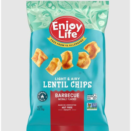 ENJOY LIFE: Barbecue Lentil Chips, 4 oz - #tag1# - #tag2#