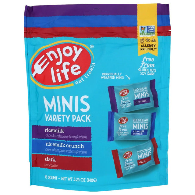 ENJOY LIFE: Mini Chocolate Bar Candies, 5.25 oz - #tag1# - #tag2#
