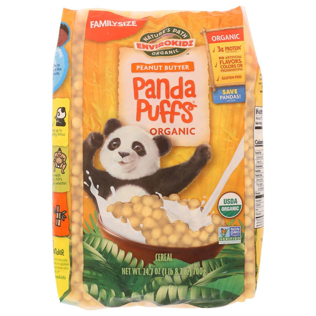ENVIROKIDZ ORGANIC: Peanut Butter Panda Puffs, 25 oz - #tag1# - #tag2#