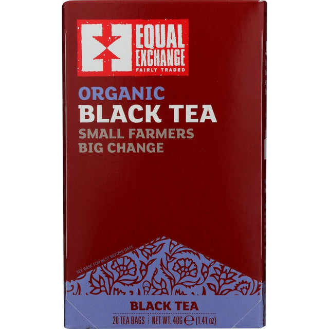 EQUAL EXCHANGE: Tea Black Organic, 20 bg - #tag1# - #tag2#