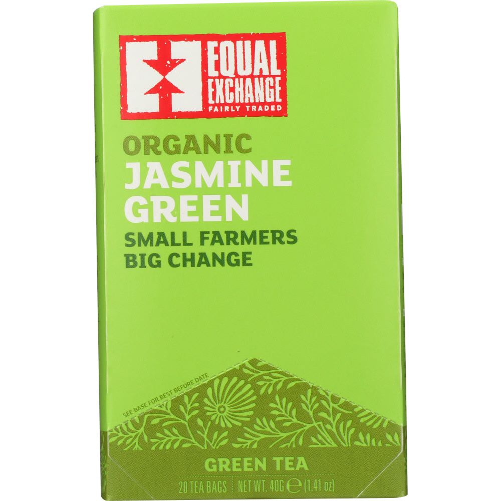 EQUAL EXCHANGE: Tea Jasmine Green Org, 20 bg - #tag1# - #tag2#