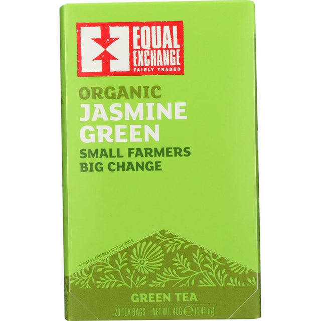 EQUAL EXCHANGE: Tea Jasmine Green Org, 20 bg - #tag1# - #tag2#