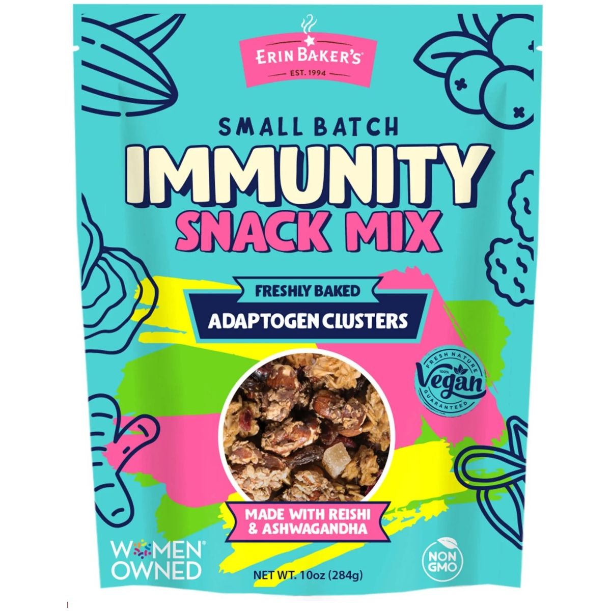 ERIN BAKERS: Immunity Snack Mix, 10 oz - #tag1# - #tag2#