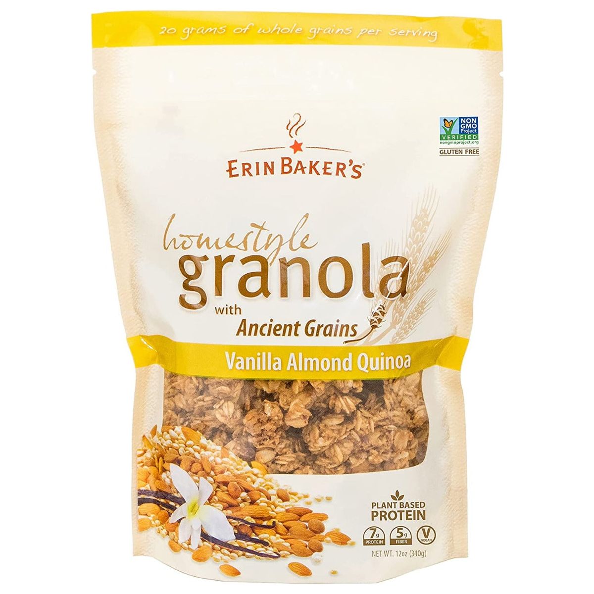 ERIN BAKERS: Vanilla Almond Quinoa, 12 oz - #tag1# - #tag2#
