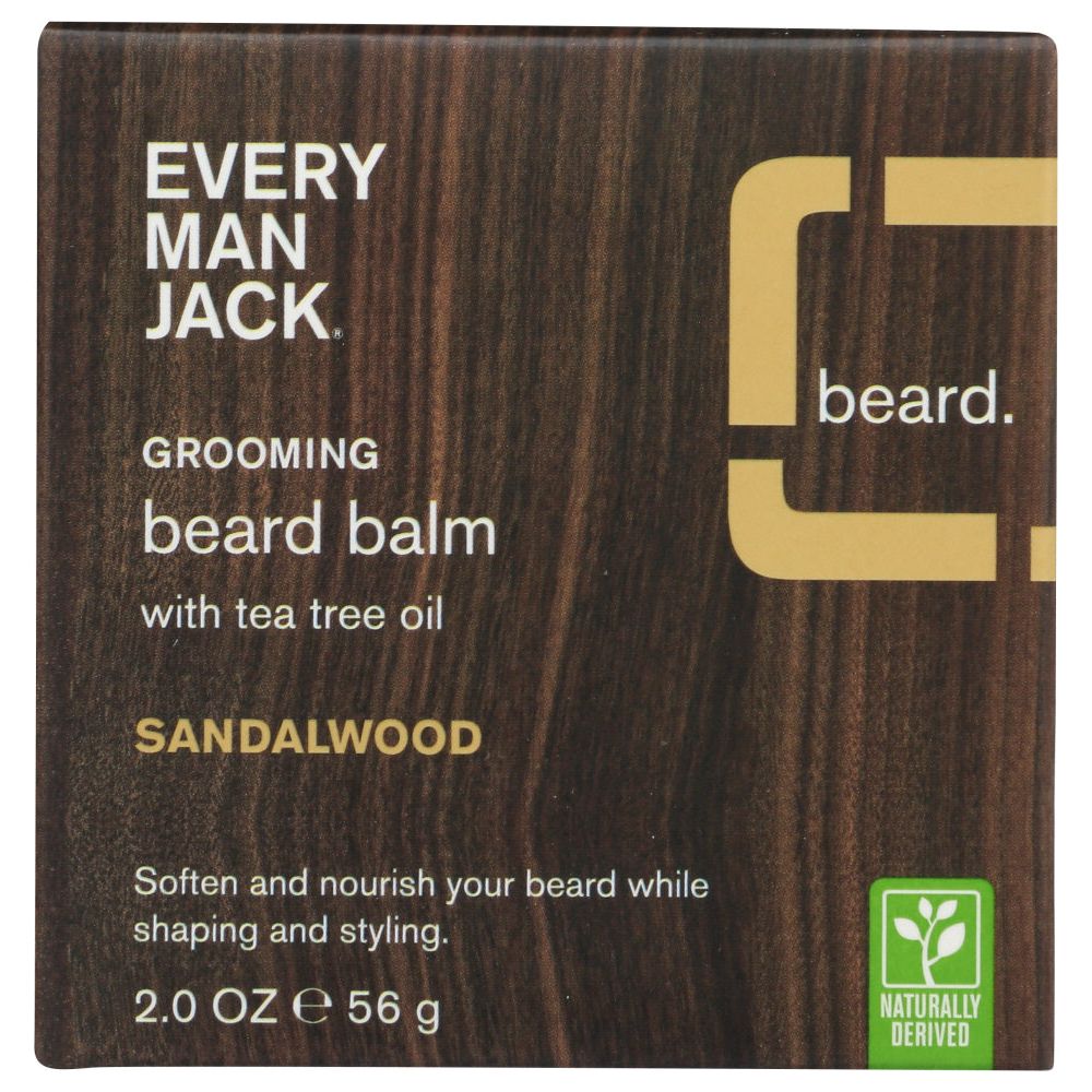 EVERY MAN JACK: Balm Beard Sandalwood, 2 oz - #tag1# - #tag2#