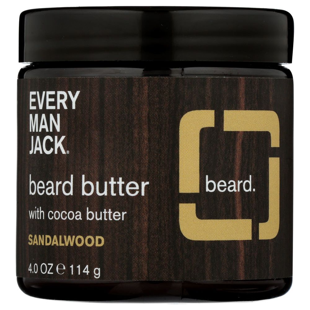 EVERY MAN JACK: Butter Beard Sandalwood, 4 oz - #tag1# - #tag2#