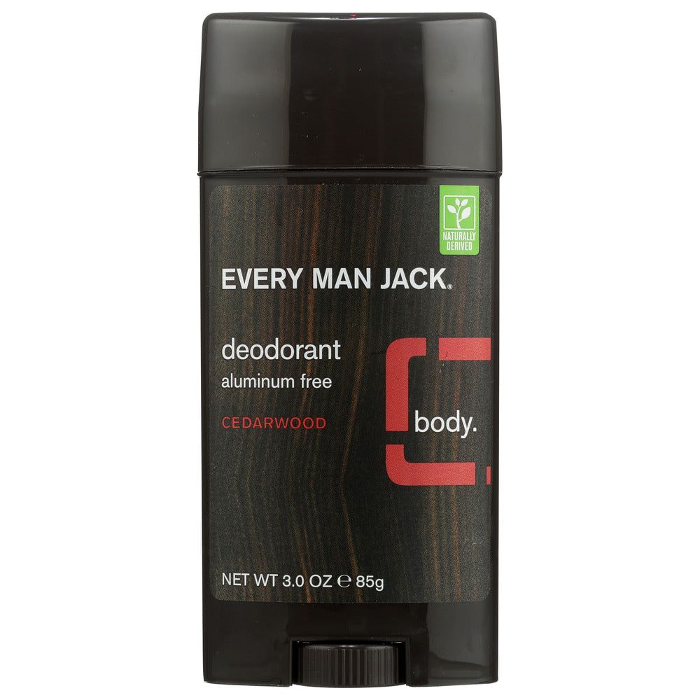 EVERY MAN JACK: Deodorant Stick Aluminum Free Cedarwood, 3 oz - #tag1# - #tag2#