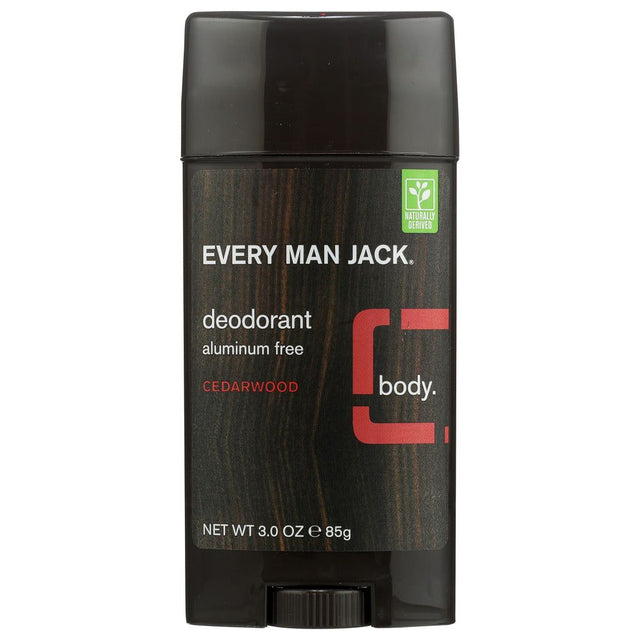 EVERY MAN JACK: Deodorant Stick Aluminum Free Cedarwood, 3 oz - #tag1# - #tag2#