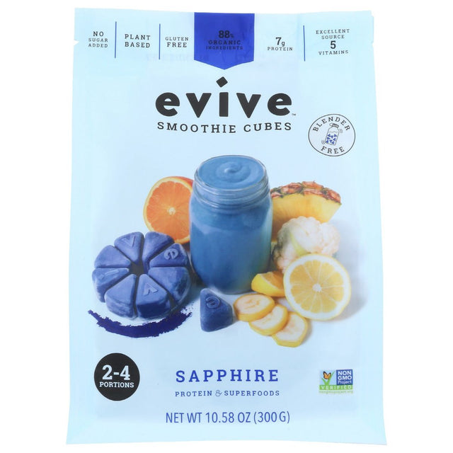 EVIVE SMOOTHIE CUBES: Cube Plnt Bsd Sapre Smthe, 10.58 oz - #tag1# - #tag2#