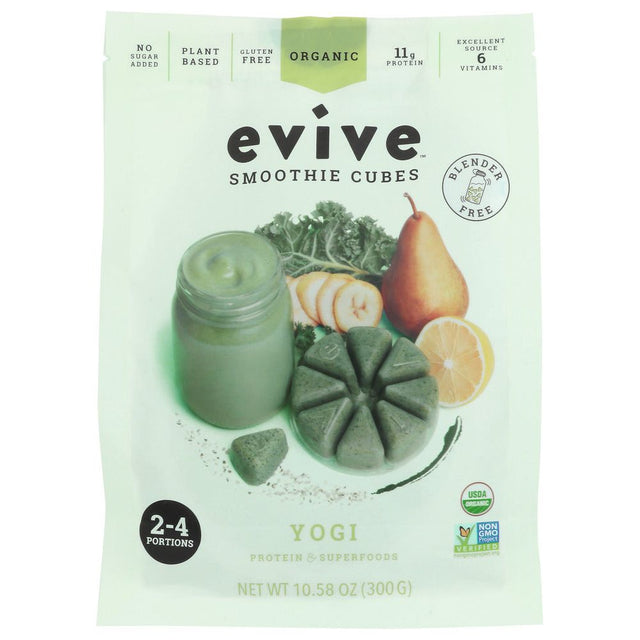EVIVE SMOOTHIE CUBES: Cube Yogi Plnt Bsd Smthie, 10.58 oz - #tag1# - #tag2#