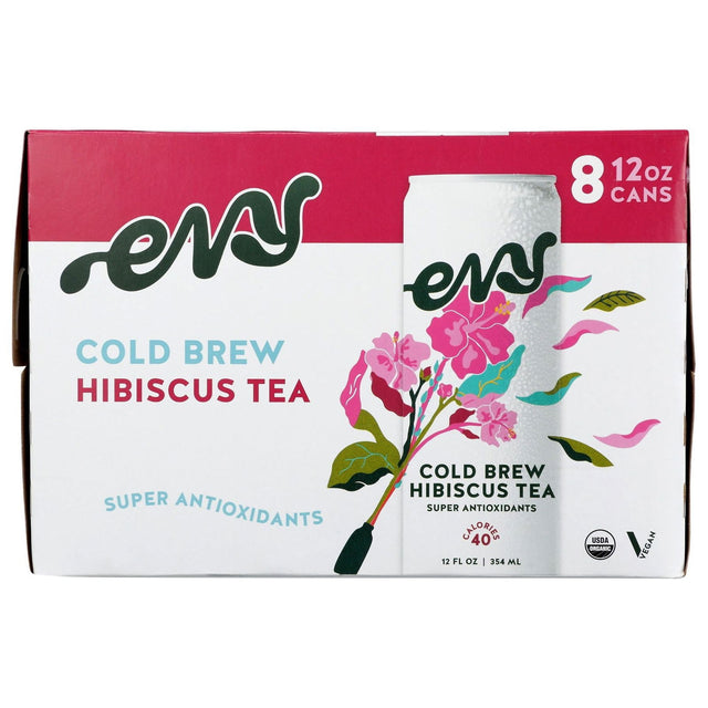 EVY TEA: Cold Brew Hibiscus Tea 8 Count, 96 fo - #tag1# - #tag2#