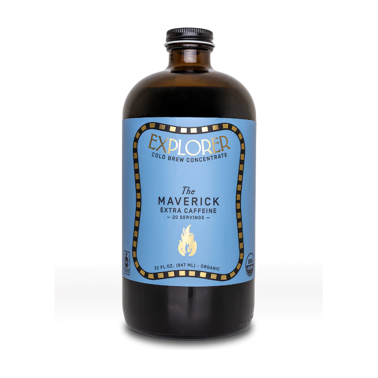 EXPLORER COLD BREW: The Maverick Extra Caffeine Cold Brew Coffee Concentrate, 32 fo - #tag1# - #tag2#