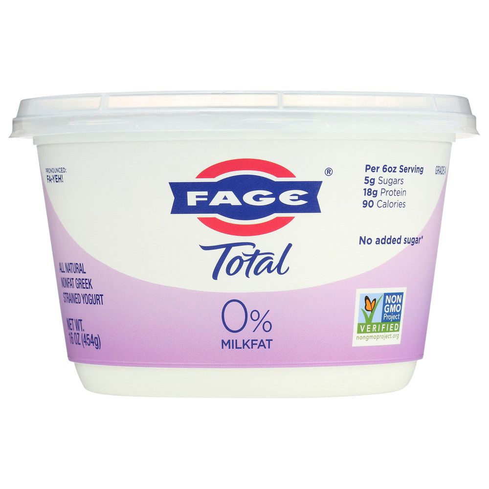 FAGE TOTAL GREEK: 0% Nonfat Plain Greek Strained Yogurt, 17.6 oz - #tag1# - #tag2#