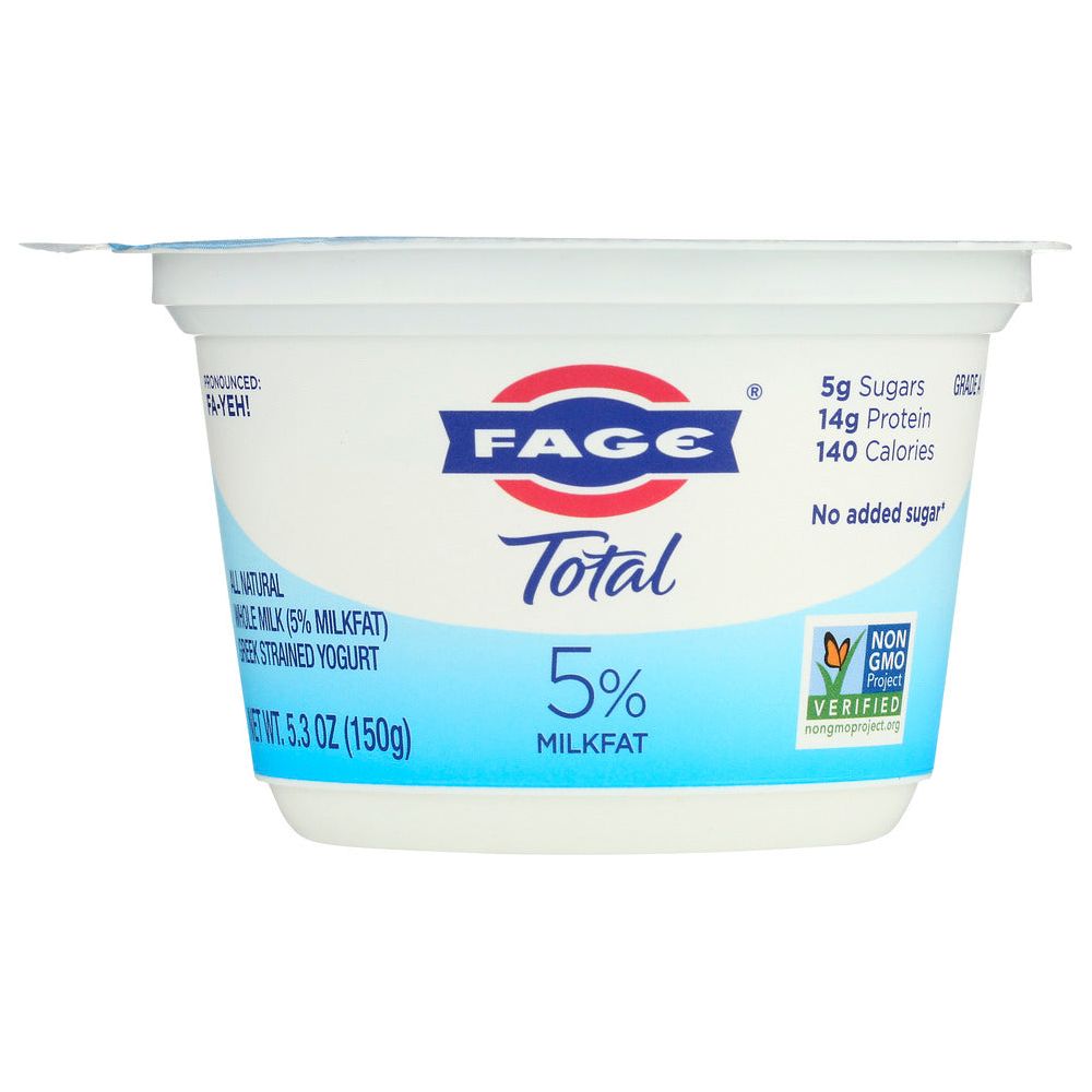 FAGE TOTAL GREEK: 5% Milkfat Plain Yogurt, 7 oz - #tag1# - #tag2#