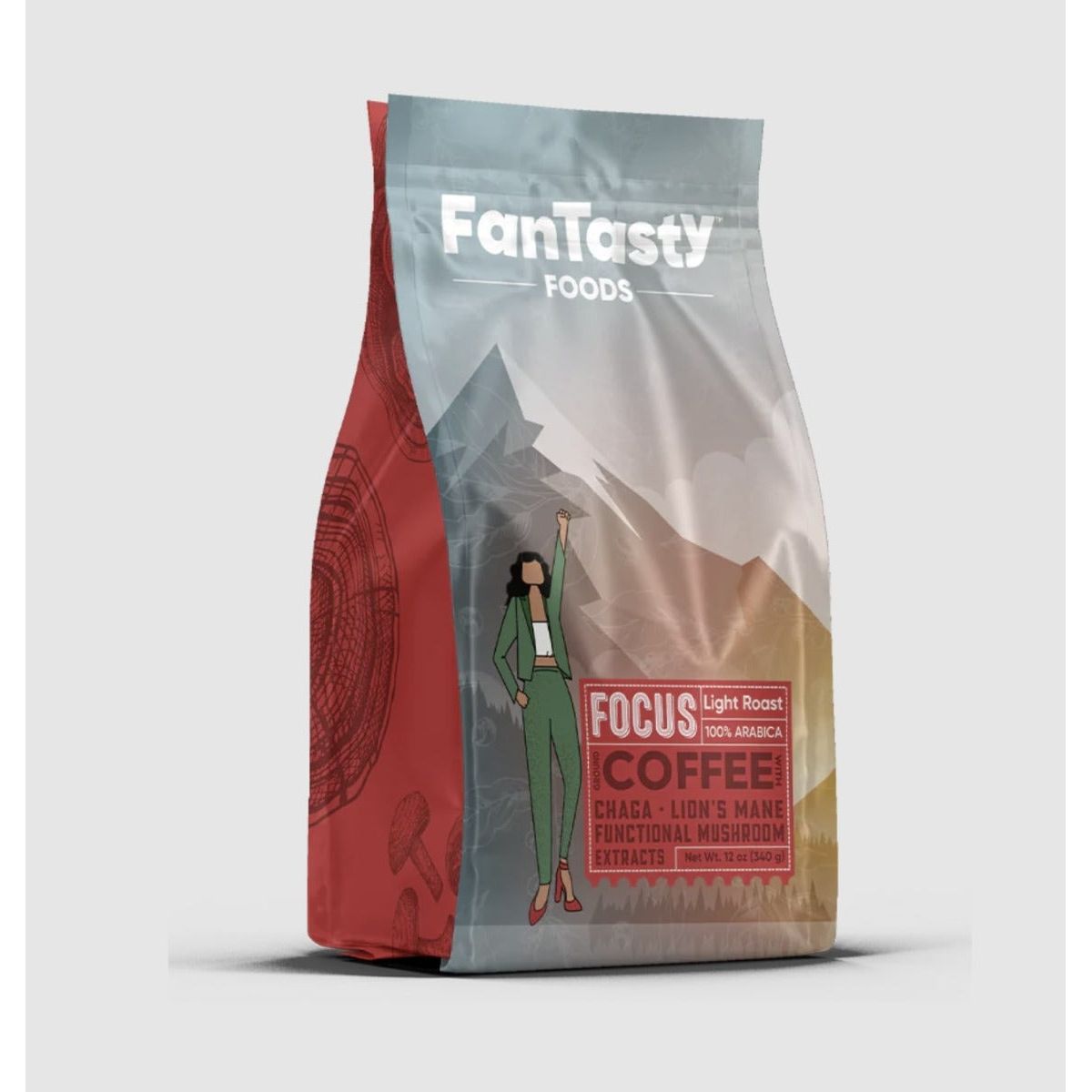 FAN TASTY FOODS: Coffee Light Functional Focus, 12 oz - #tag1# - #tag2#