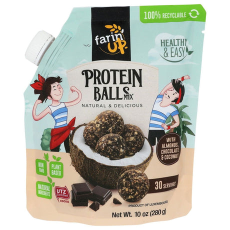FARIN UP: Coco Choco Protein Balls Mix, 10 oz - #tag1# - #tag2#