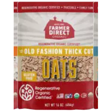 FARMER DIRECT ORGANIC: Oats Old Fashioned Roc, 16 oz - #tag1# - #tag2#