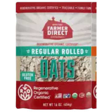 FARMER DIRECT ORGANIC: Oats Rolled Regular Roc, 16 oz - #tag1# - #tag2#