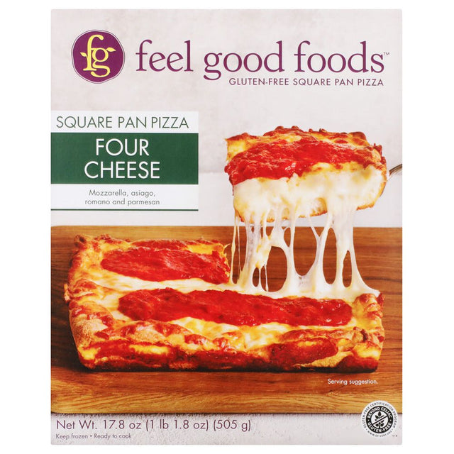 FEEL GOOD FOODS: Four Cheese Pizza, 17.8 oz - #tag1# - #tag2#