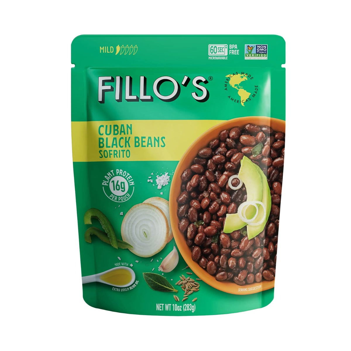 FILLOS: Beans Black Cuban, 10 oz - #tag1# - #tag2#