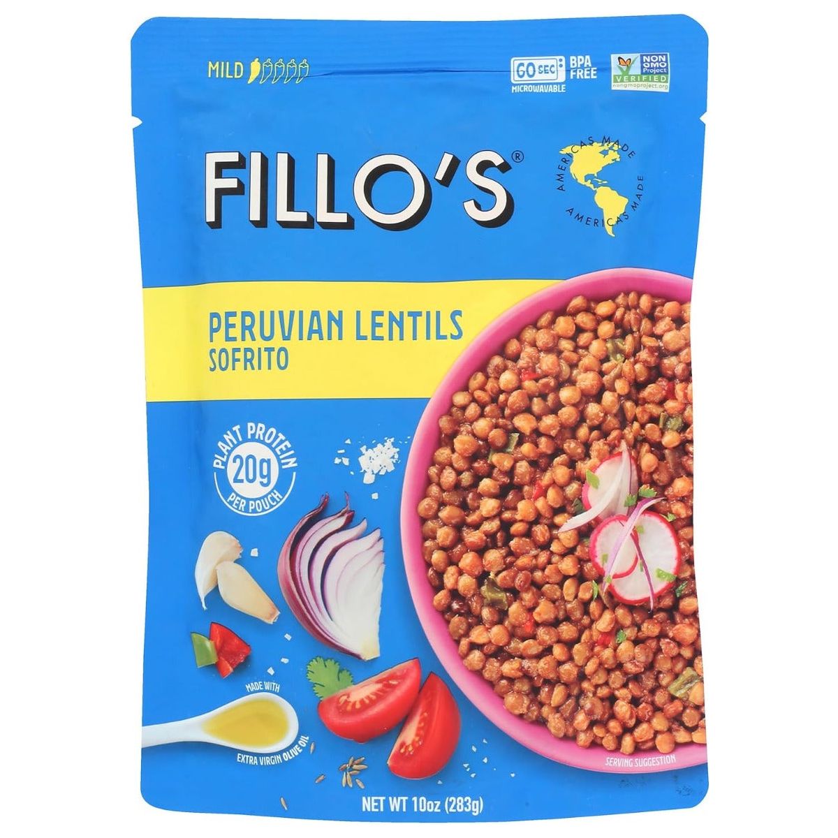 FILLOS: Peruvian Lentils Sofrito, 10 oz - #tag1# - #tag2#