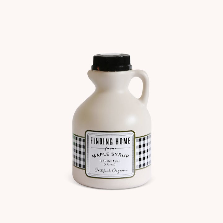 FINDING HOME FARMS: 100 Percent Pure Organic Maple Syrup Decorative Plastic Jug, 16 fo - #tag1# - #tag2#