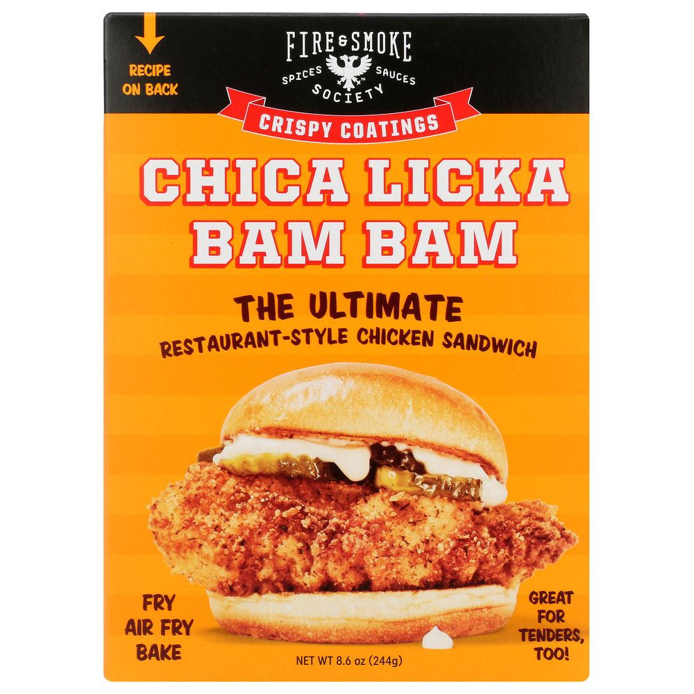 FIRE AND SMOKE: Coating Crspy Crnchy Chik, 4.5 OZ - #tag1# - #tag2#