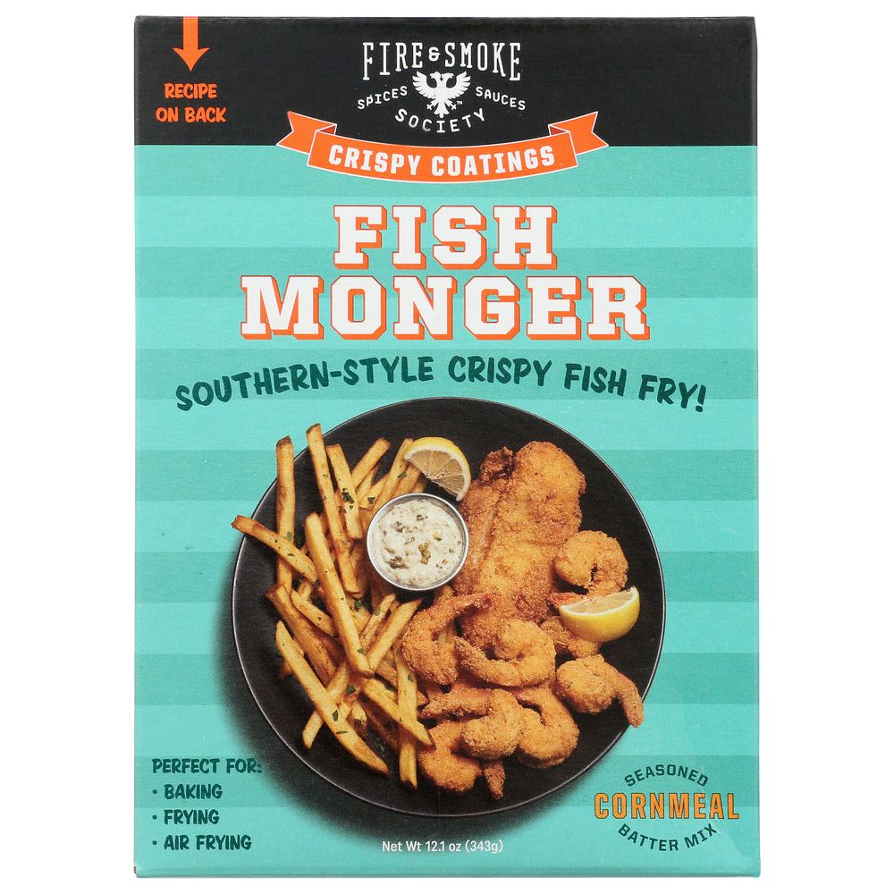 FIRE AND SMOKE: Coating Crspy Fish Monger, 4.5 OZ - #tag1# - #tag2#