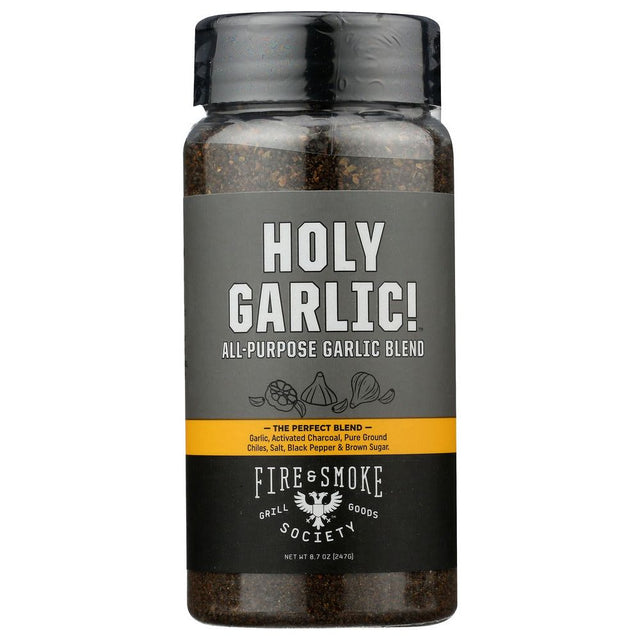 FIRE AND SMOKE: Holy Garlic All Purpose Blend Seasoning, 10 oz - #tag1# - #tag2#
