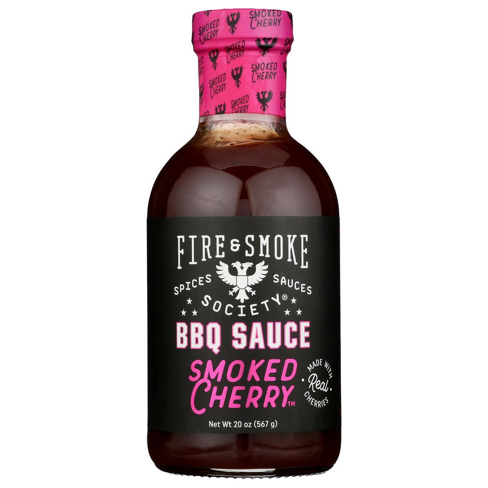 FIRE AND SMOKE: Sauce  Cherry Smoked, 20 OZ - #tag1# - #tag2#