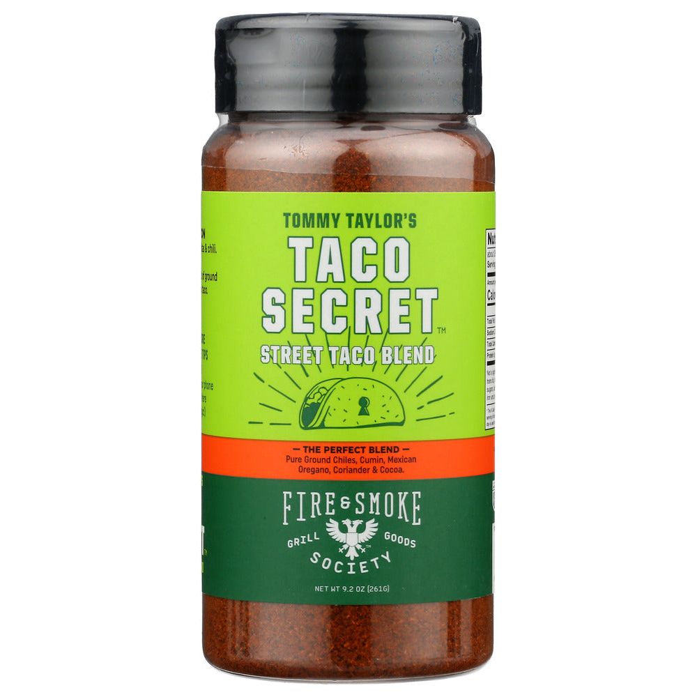 FIRE AND SMOKE: Taco Secret Street Taco Blend Seasoning, 10 oz - #tag1# - #tag2#