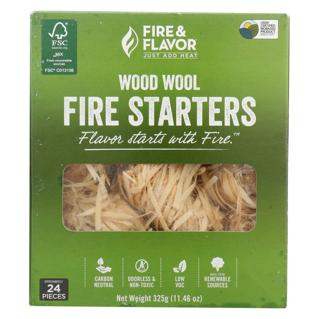 FIRE & FLAVOR: FIRE STARTER WOOD 24PC (24.000 PC) - #tag1# - #tag2#