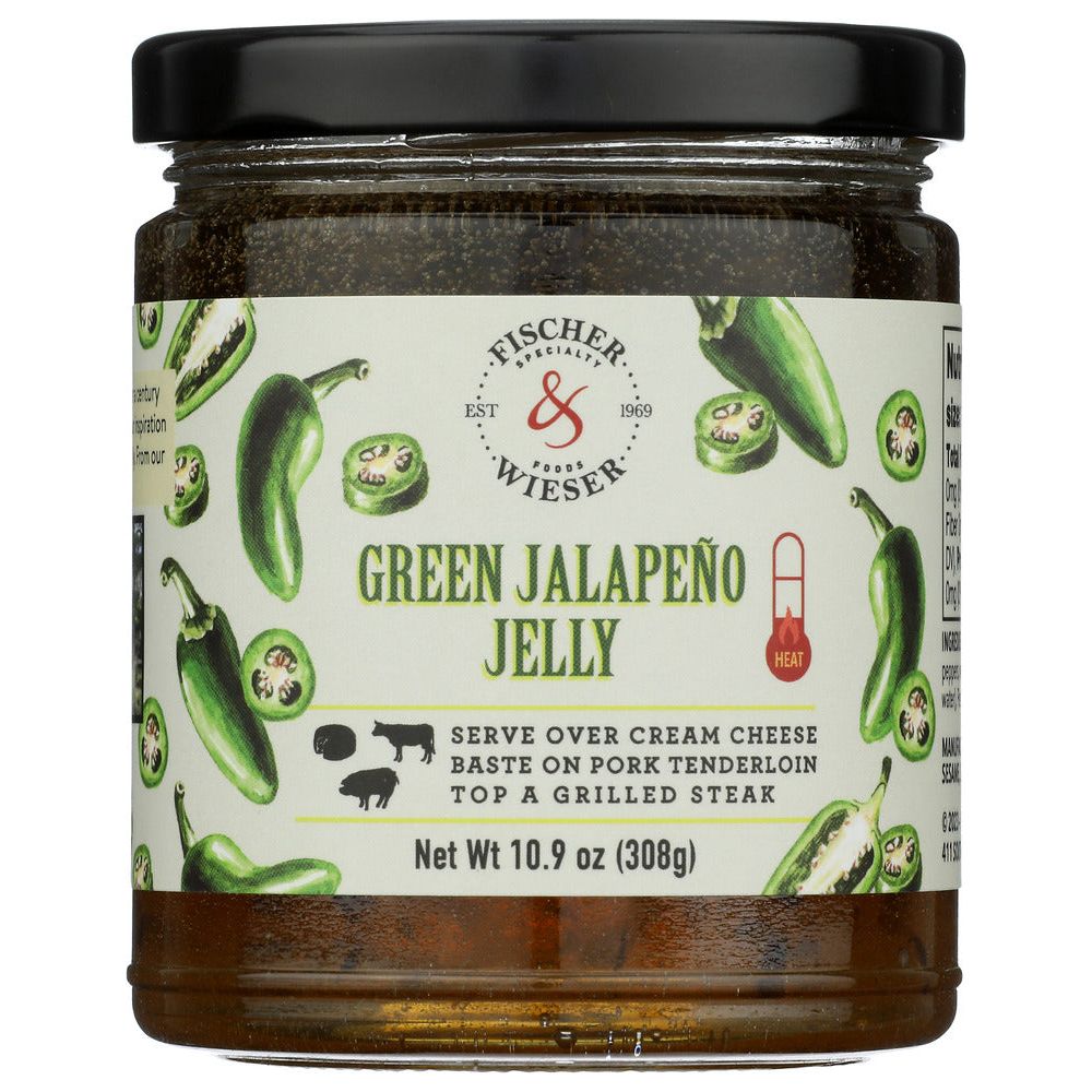 FISCHER & WIESER: Mild Green Jalapeno Jelly, 10.9 oz - #tag1# - #tag2#