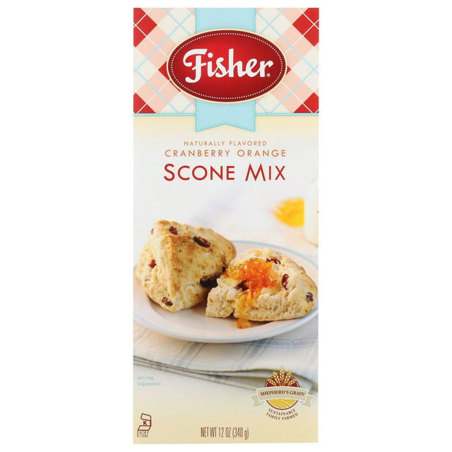 FISHER: Cranberry Orange Scone Mix, 12 oz - #tag1# - #tag2#
