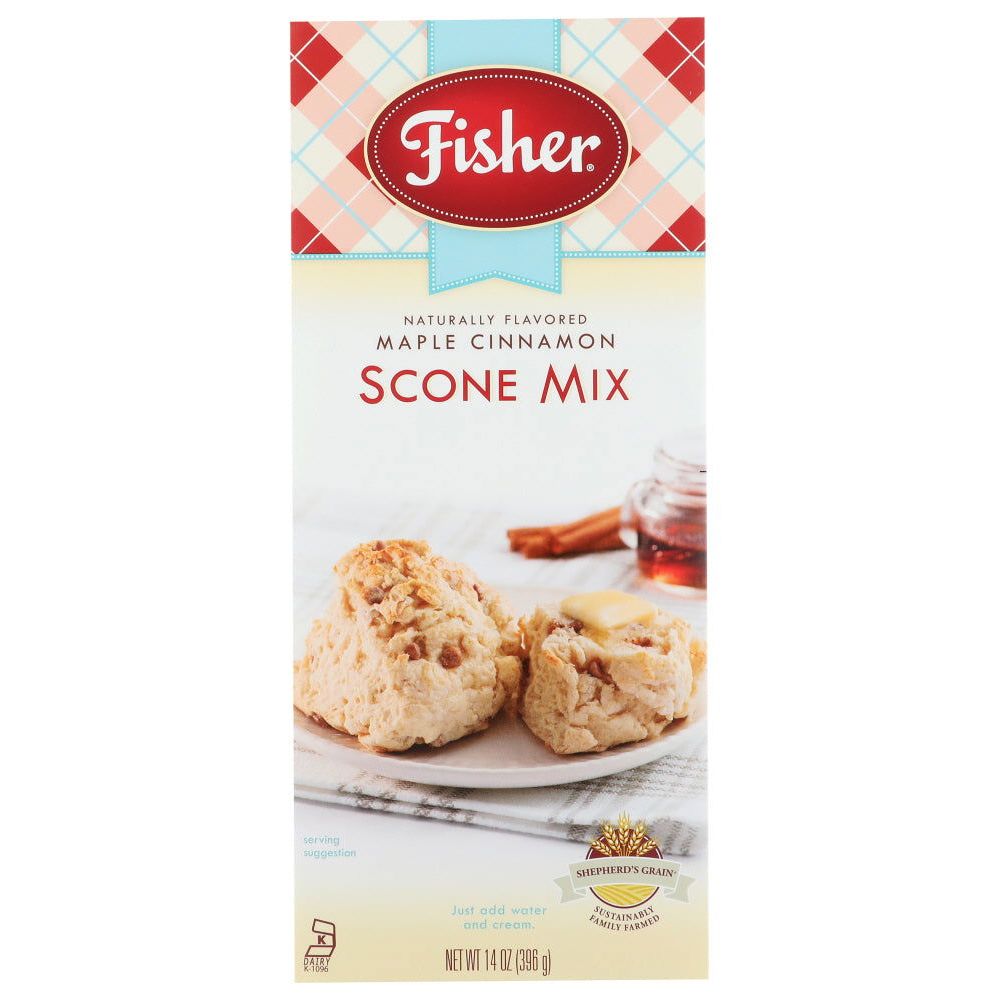 FISHER: Scone Mix Maple Cinnamon, 14 oz - #tag1# - #tag2#