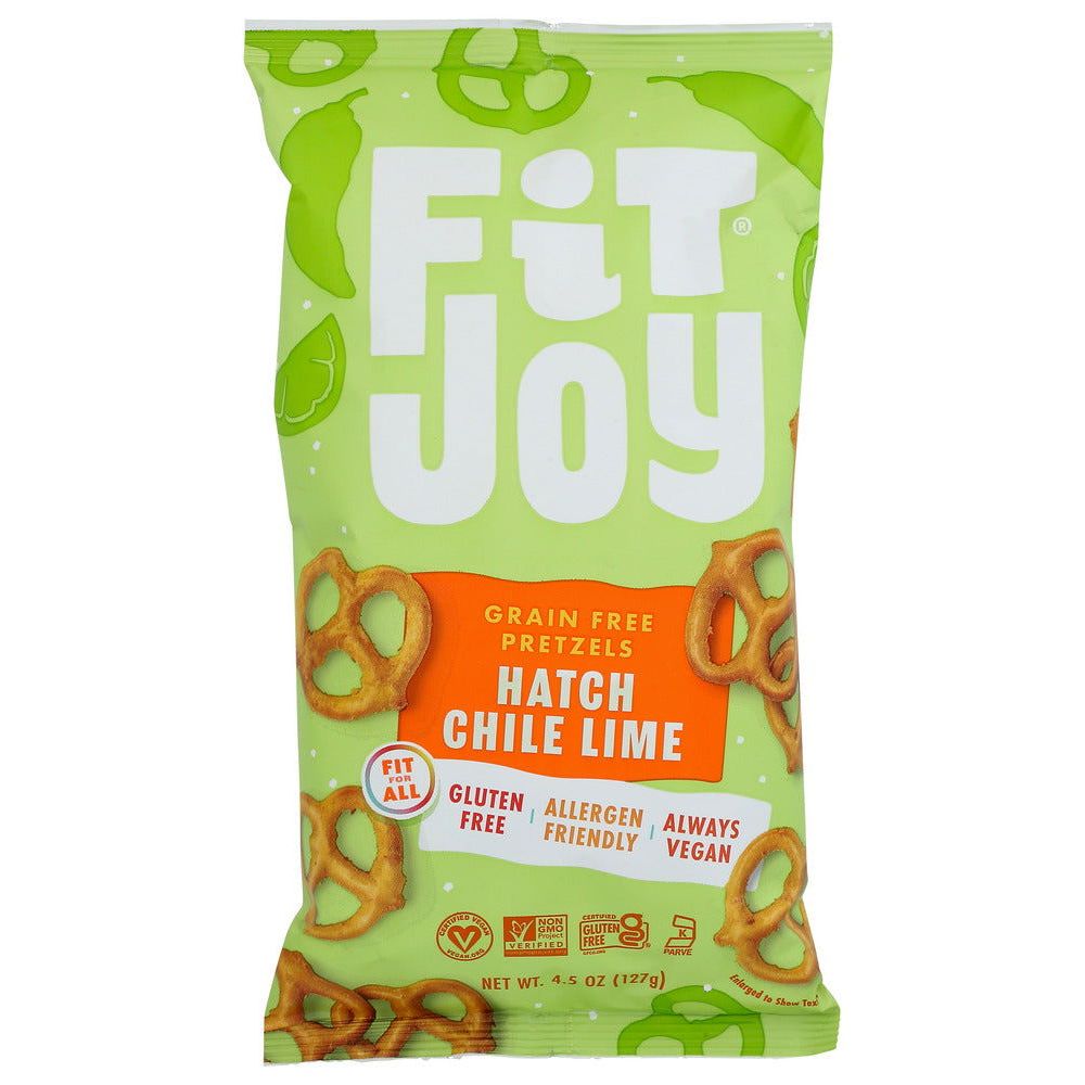 FITJOY: Hatch Chile Lime Pretzels, 4.5 oz - #tag1# - #tag2#