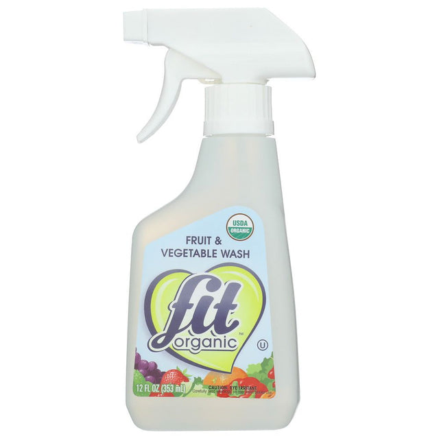 FIT ORGANIC: Fruit & Vegetable Wash Spray, 12 oz - #tag1# - #tag2#