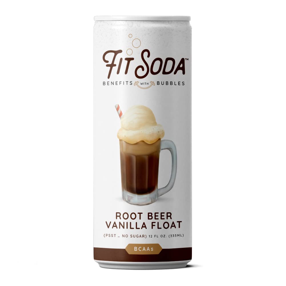 FIT SODA: Root Beer Vanilla Float Soda, 12 fo - #tag1# - #tag2#